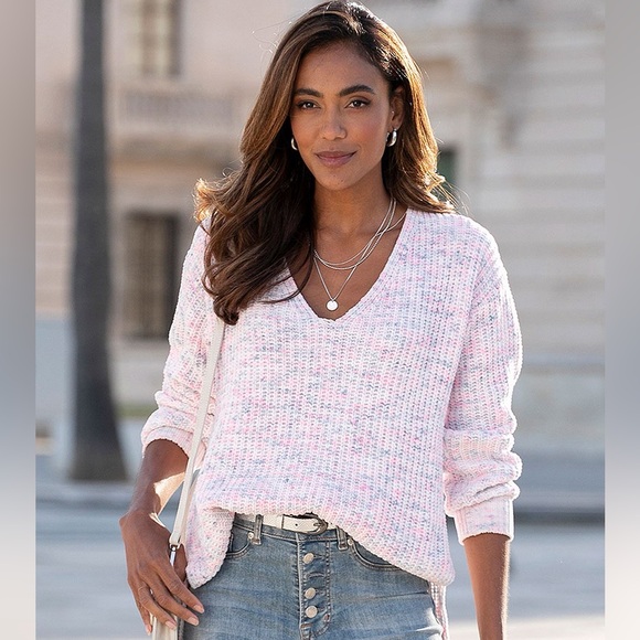 Express Sweaters - Express Cotton Candy Knit Sweater